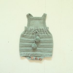 Strikdet Billie Baby Romper