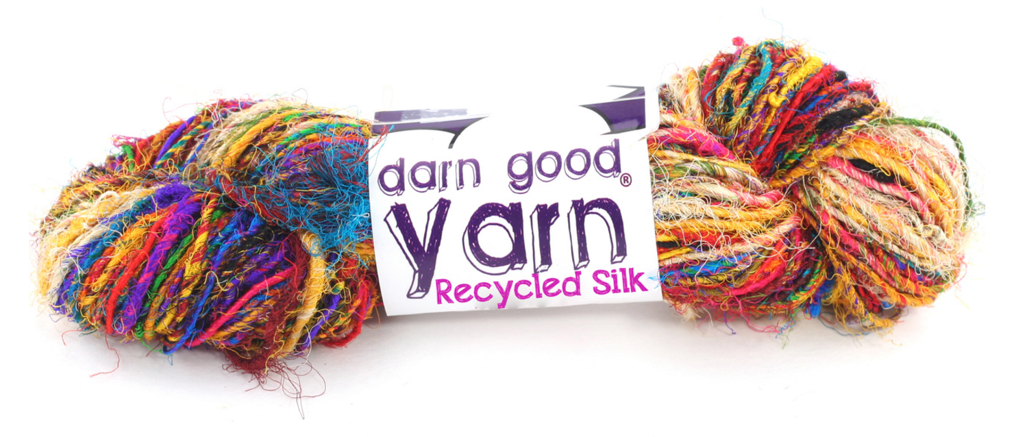 Firecracker Recycled Resolution Silk Yarn – Darn Good Yarn